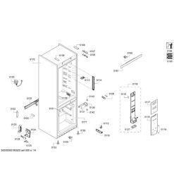 Kích thước tủ lạnh Bosch KGN39LR35