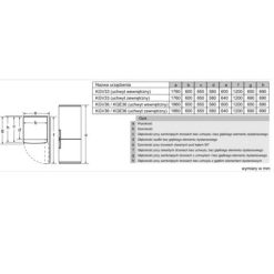 Kích thước tủ lạnh Bosch KGV39VL31