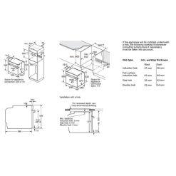 Lò nướng Bosch HBG655HS1 3 Kích thước lò nướng Bosch HBG655HS1