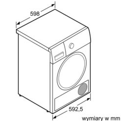 Máy giặt Bosch WAW24460EU 4 Kích thước máy giặt Bosch WAW24460EU