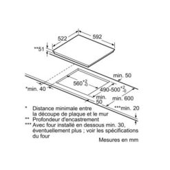 Kích thước bếp từ Bosch PUC611BB1E